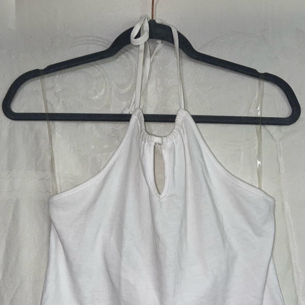 White tank top